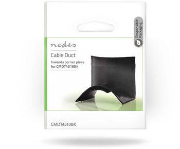 Nedis snúrurennu innhorn - Svart 