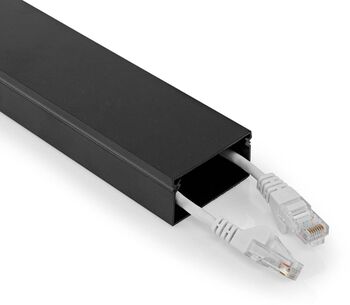 Nedis snúrurenna 25mm/1.1m - Svört 