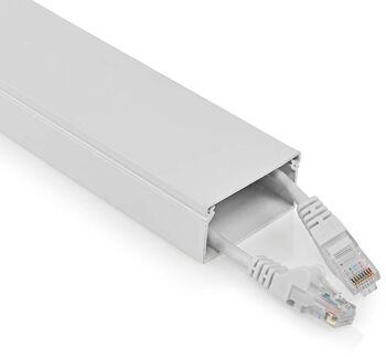 Nedis snúrurenna 25mm/1.1m - Hvít 