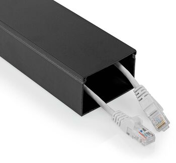 Nedis snúrurenna 40mm/1.1m - Svört 