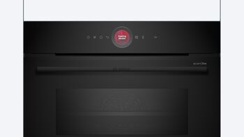 Bosch Series 8 vegg- og örbylgjuofn - Svartur