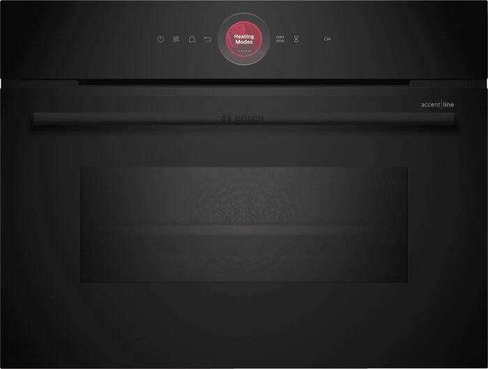Bosch Series 8 vegg- og örbylgjuofn - Svartur