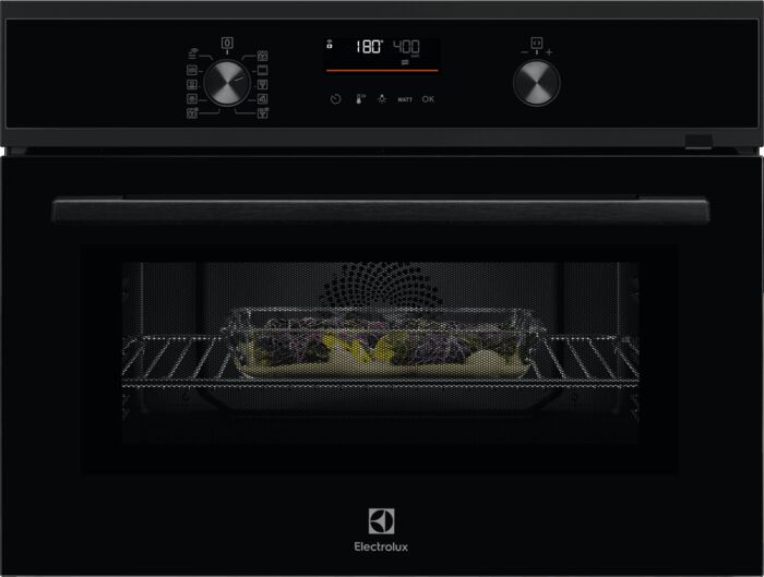 Electrolux 600 CombiQuick vegg- og örbylgjuofn - Svartur