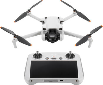 DJI Mini 3 dróni + DJI fjarstýring - Hvítur