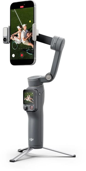 DJI Osmo Mobile 8P Advanced Tracking Combo stöðugleikastöng - Grá