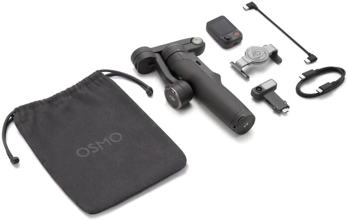 DJI Osmo Mobile 8P Advanced Tracking Combo stöðugleikastöng - Grá
