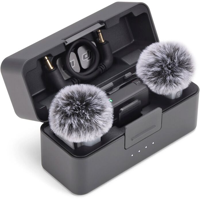 DJI Mic Mini 2 hljóðnemasett - 2 hljóðnemar