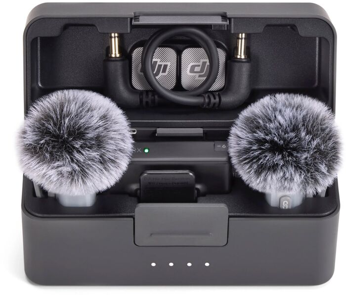 DJI Mic Mini 2 hljóðnemasett - 2 hljóðnemar