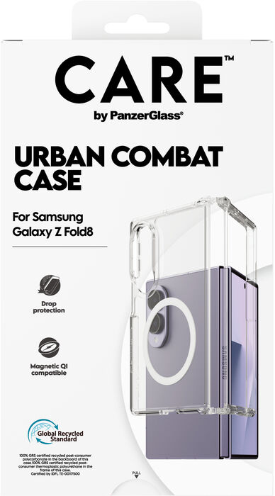 PanzerGlass CARE Galaxy Z Fold8 Urban segulhulstur - Glært