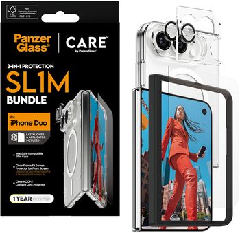 PanzerGlass CARE iPhone Duo 3-í-1 pakki