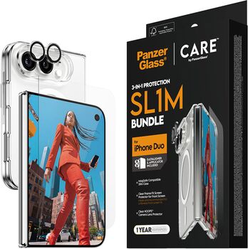 PanzerGlass CARE iPhone Duo 3-í-1 pakki
