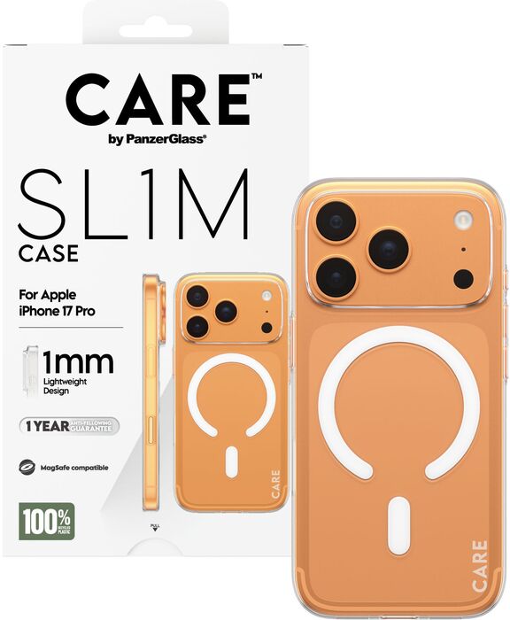 CARE iPhone 17 Pro SL1M MagSafe símahulstur - Glært
