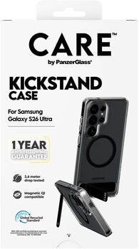 PanzerGlass Care Samsung S26 Ultra símahulstur með standi - Glært