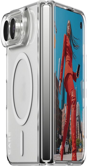 PanzerGlass CARE iPhone Duo SL1M MagSafe símahulstur - Glært