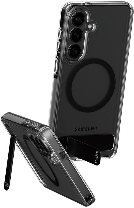 PanzerGlass Care Samsung S26+ símahulstur með standi - Glært