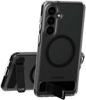 PanzerGlass Care Samsung S26+ símahulstur með standi - Glært