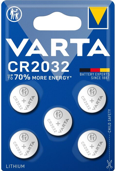 Varta CR2032 rafhlöður 5 stk