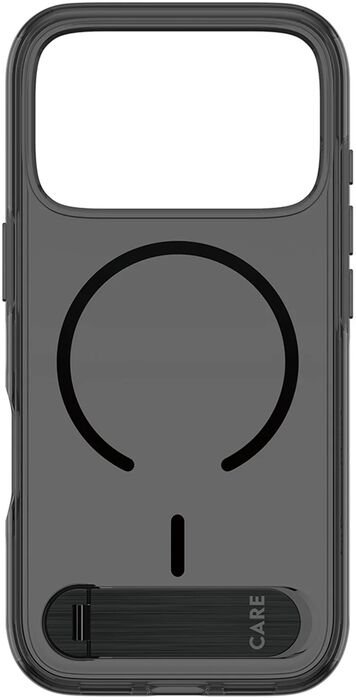 PanzerGlass CARE iPhone 18/17 Pro Kickstand MagSafe símahulstur - Svart
