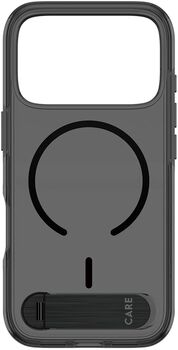 PanzerGlass CARE iPhone 18/17 Pro Kickstand MagSafe símahulstur - Svart