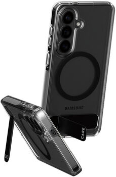 PanzerGlass Care Samsung S26 símahulstur með standi - Glært