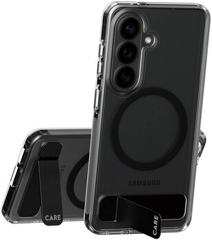 PanzerGlass Care Samsung S26 símahulstur með standi - Glært