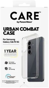 PanzerGlass CARE Samsung Galaxy S26 FE Urban Combat símahulstur - Glært