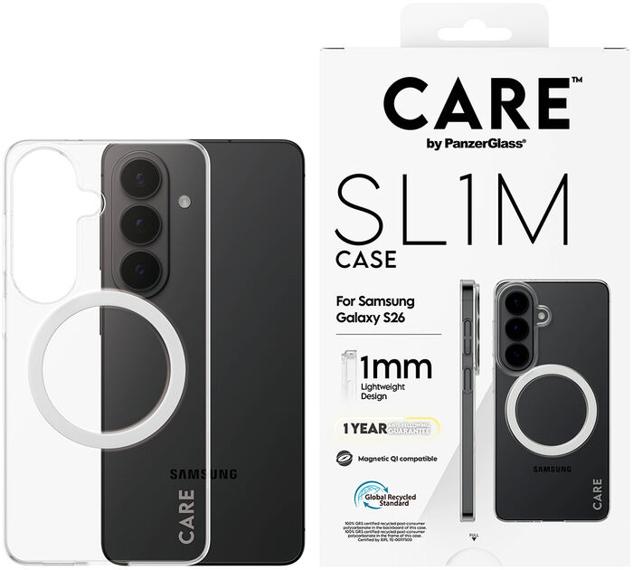 CARE Samsung Galaxy S26 SL1M MagSafe símahulstur - Glært