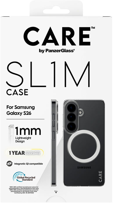 CARE Samsung Galaxy S26 SL1M MagSafe símahulstur - Glært