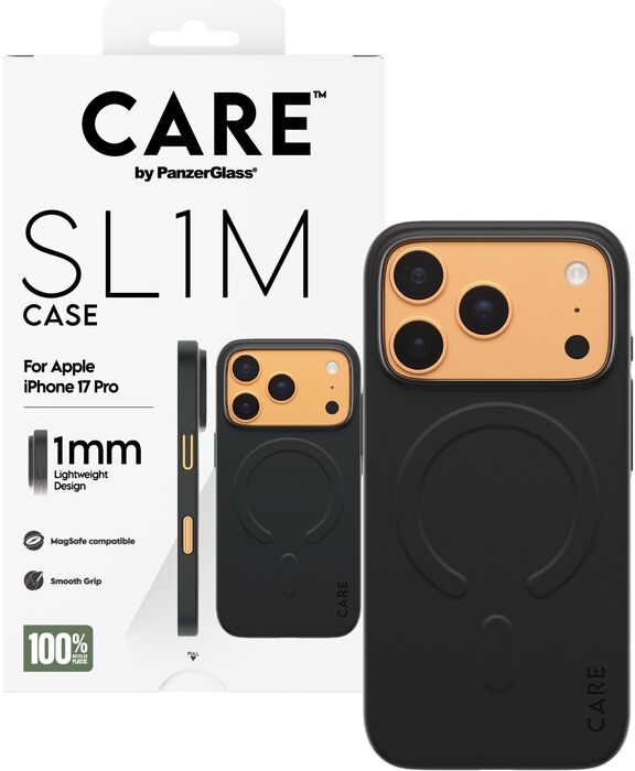 CARE iPhone 17 Pro SL1M MagSafe símahulstur - Svart