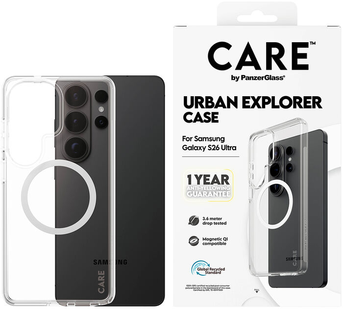 CARE Samsung Galaxy S26 Ultra Urban MagSafe símahulstur - Glært