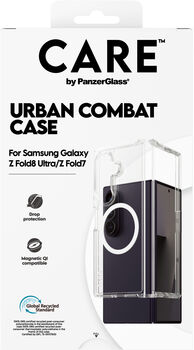 CARE Galaxy Z Fold8 Ultra/Fold7 Urban Combat segulhulstur - Glært