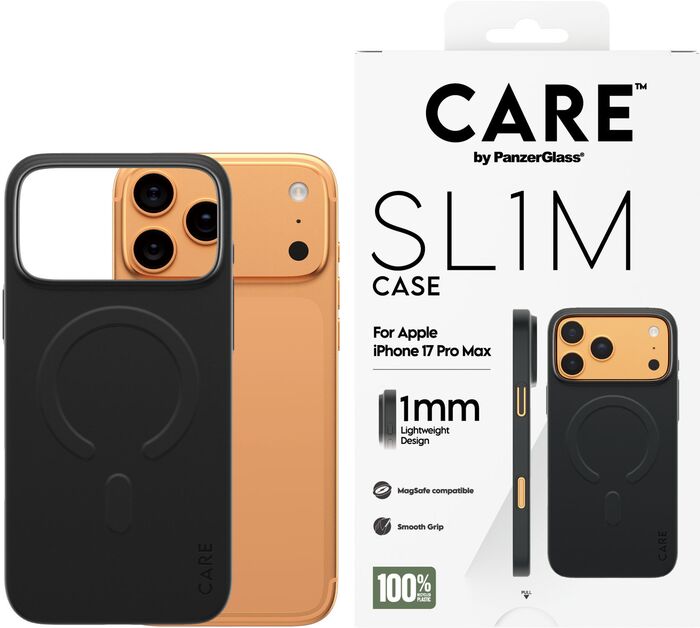 CARE iPhone 17 Pro Max SL1M MagSafe símahulstur - Svart
