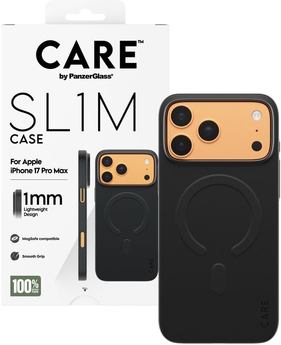 CARE iPhone 17 Pro Max SL1M MagSafe símahulstur - Svart
