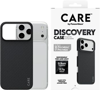 PanzerGlass CARE iPhone 18/17 Pro Max Discovery símahulstur - Svart