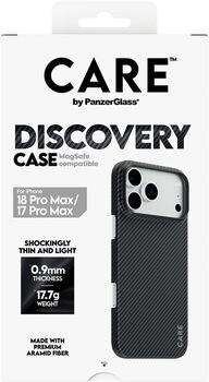 PanzerGlass CARE iPhone 18/17 Pro Max Discovery símahulstur - Svart