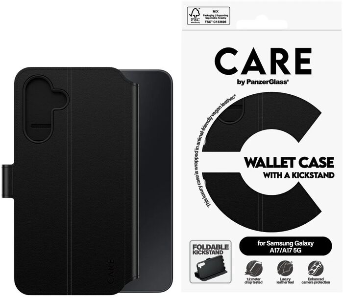 PanzerGlass Care Samsung Galaxy A17 símaveski - Svart