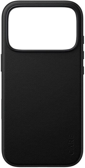 PanzerGlass CARE iPhone 18/17 Pro vegan leður símahulstur - Svart