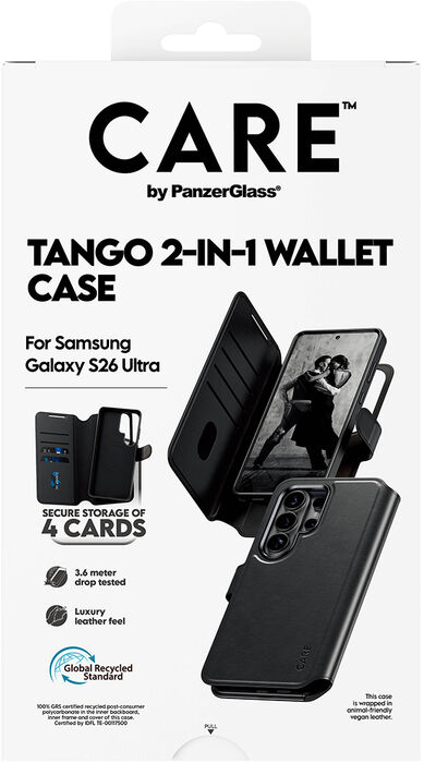 CARE Samsung Galaxy S26 Ultra Tango símaveski - Svart