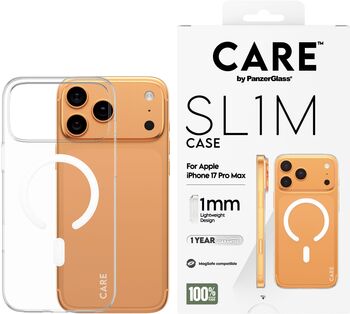 CARE iPhone 17 Pro Max SL1M MagSafe símahulstur - Glært