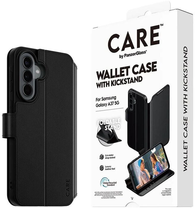 PanzerGlass Care Samsung Galaxy A37 símaveski - Svart
