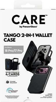 PanzerGlass CARE iPhone 18/17 Pro Tango símaveski - Svart