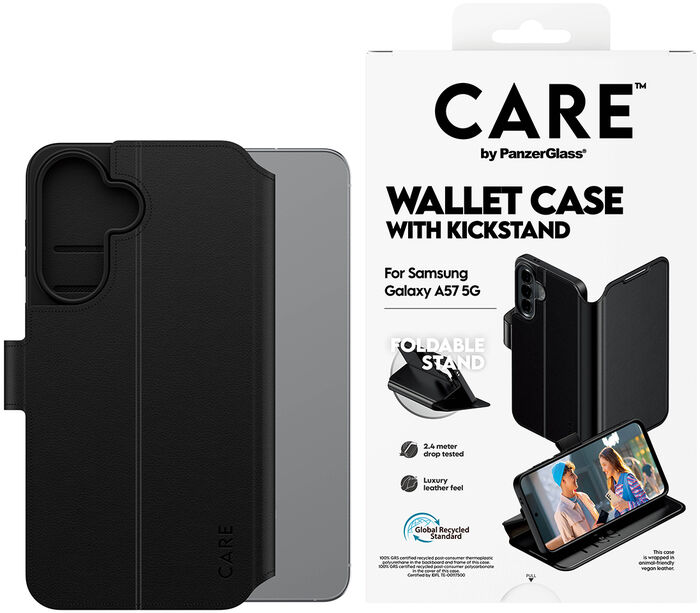 PanzerGlass Care Samsung Galaxy A57 símaveski - Svart