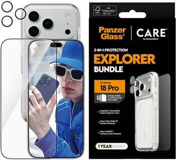 PanzerGlass CARE iPhone 18 Pro 3-í-1 pakki