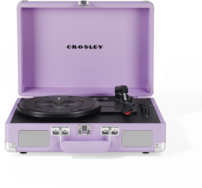 Crosley Cruiser Deluxe plötuspilari - Ljósfjólublár
