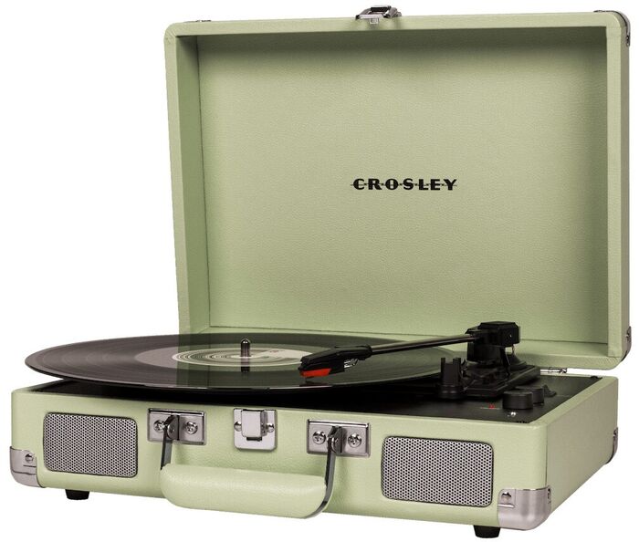 Crosley Cruiser Plus plötuspilari - Grænn