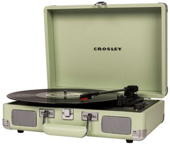 Crosley Cruiser Plus plötuspilari - Grænn