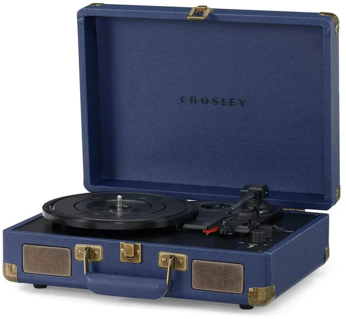 Crosley Cruiser Deluxe plötuspilari - Dökkblár