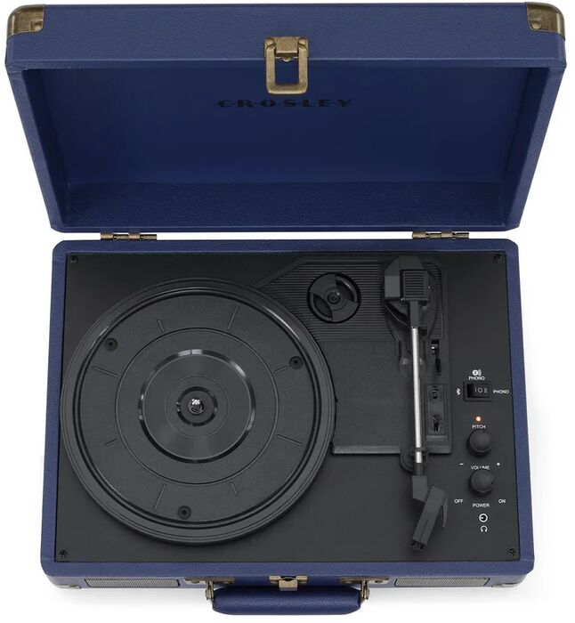 Crosley Cruiser Deluxe plötuspilari - Dökkblár