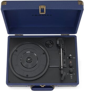 Crosley Cruiser Deluxe plötuspilari - Dökkblár