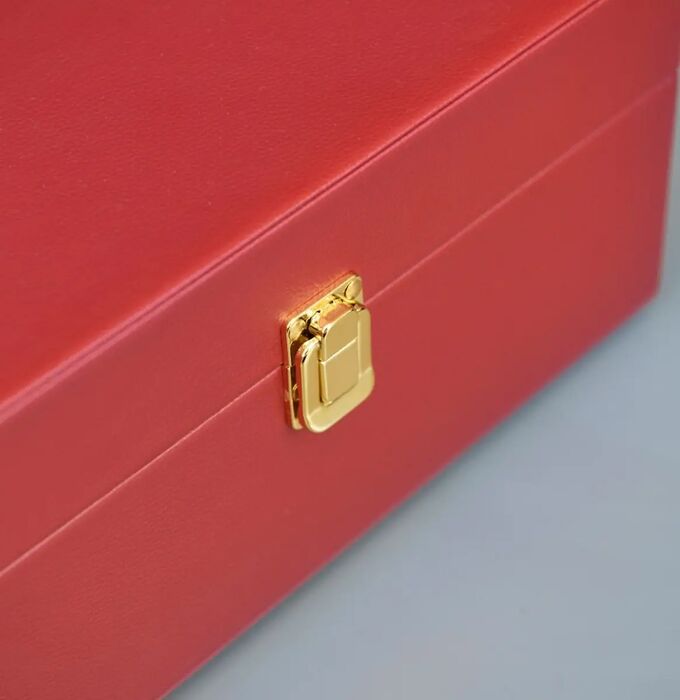 Crosley Voyager plötuspilari - Rauður